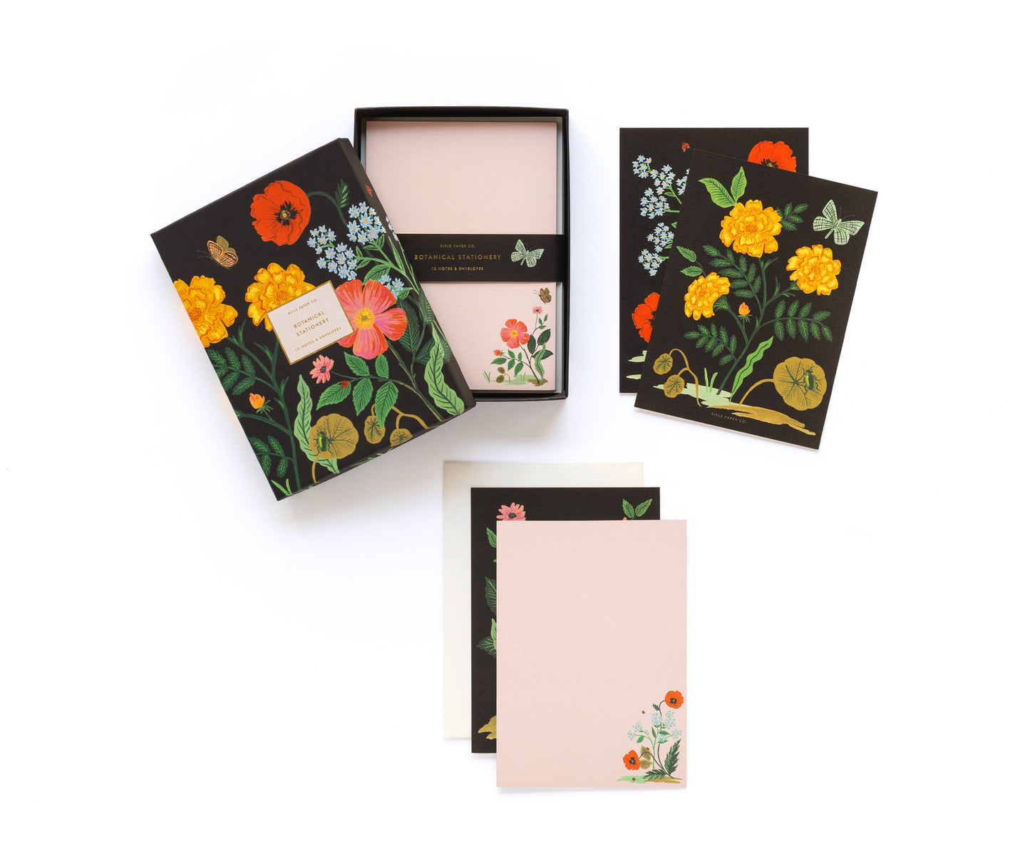 Botanical Social Stationery Set