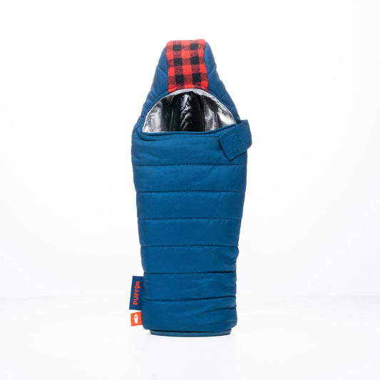 Sleeping Bag Drink Koozie  - Blue