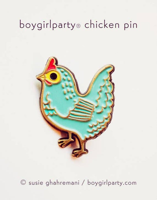 Chicken Enamel Pin