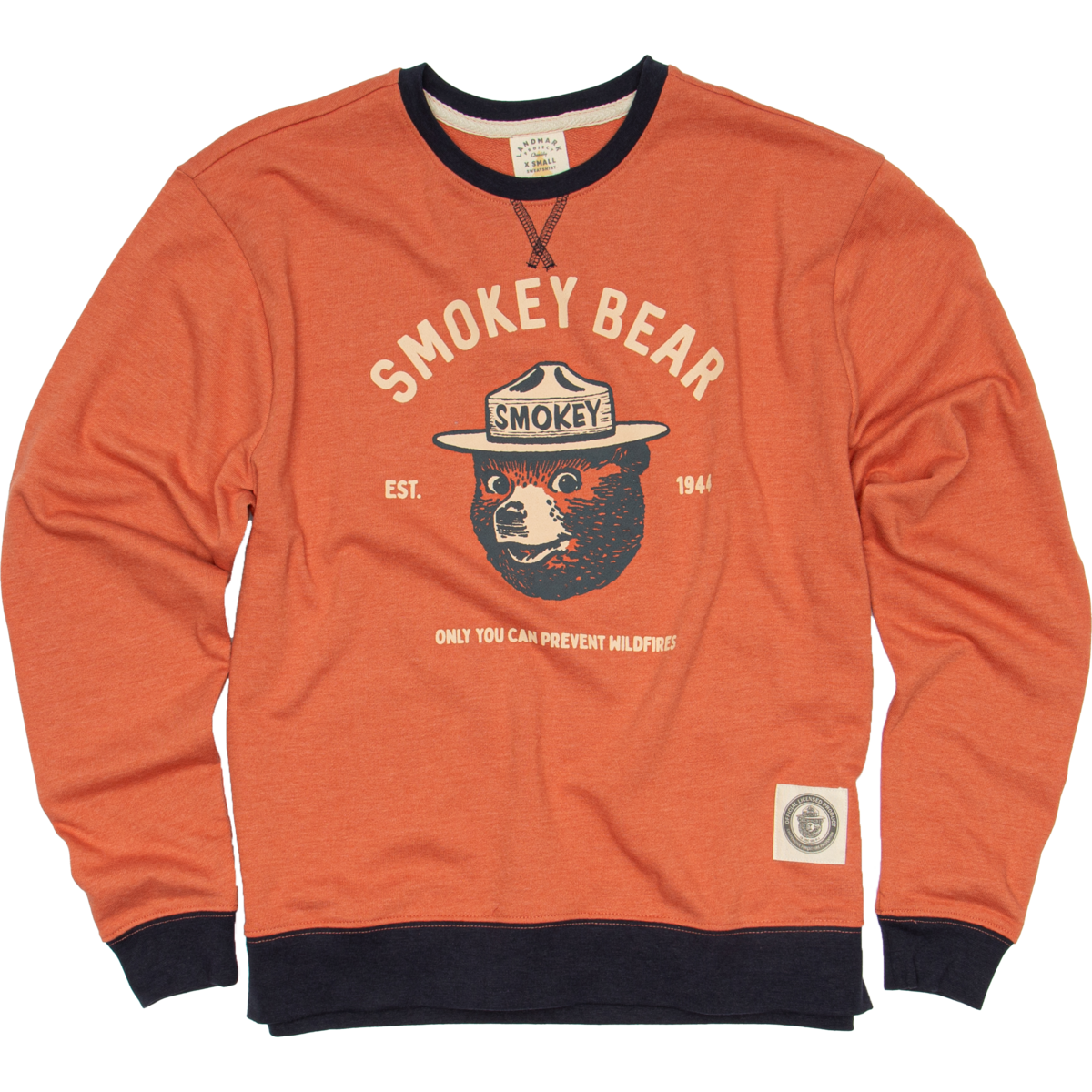 Smokey Bear Varsity Crewneck Sweatshirt