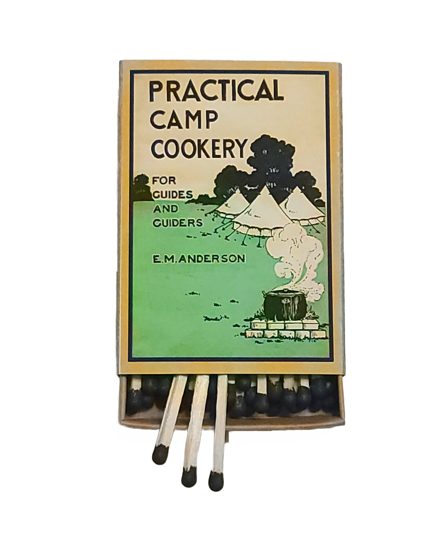 Practical Camp Cookery Vintage Matches