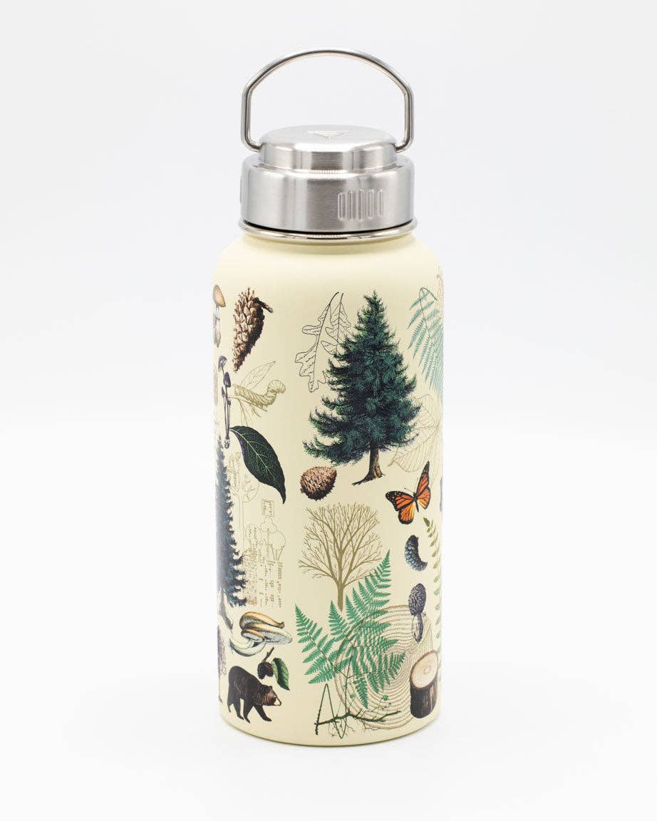 Woodland Forest 32 oz Steel Bottle