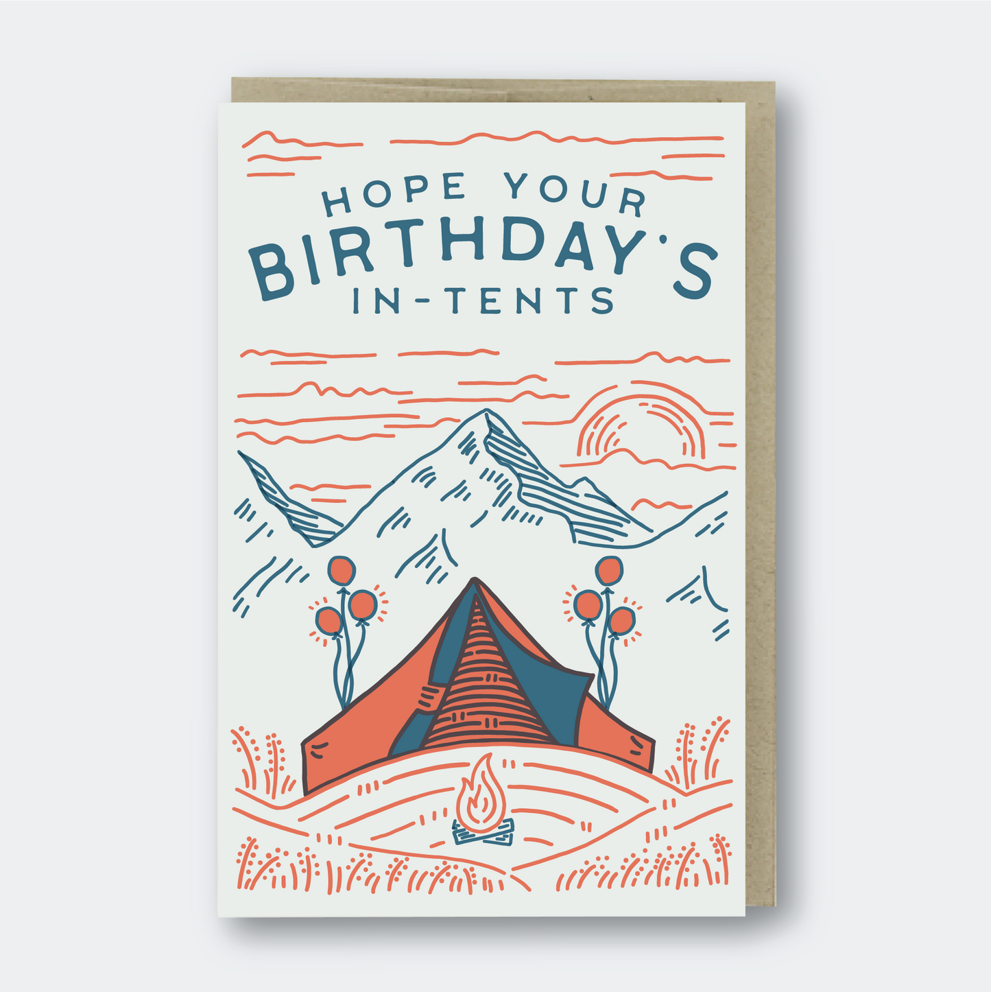In-Tents Birthday Greeting Card