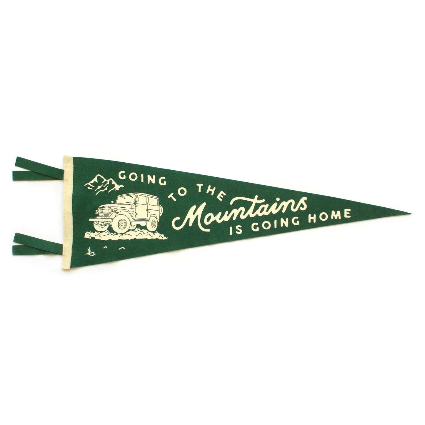 Going to the Mountains is Going Home Pennant