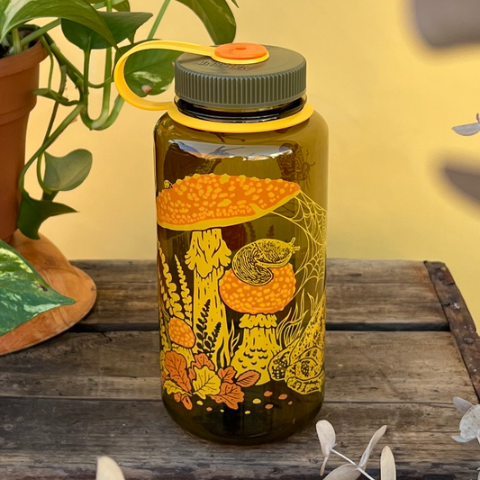 Toad & Mushrooms Nalgene Bottle