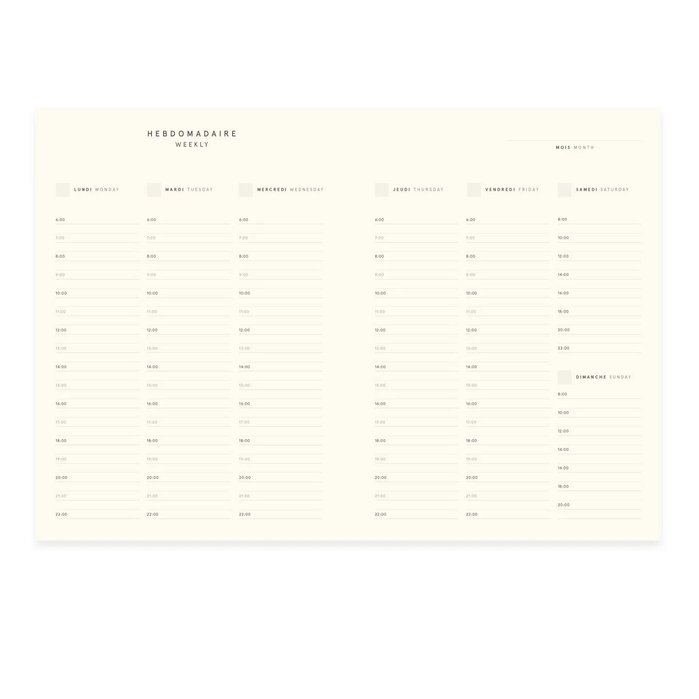 Undated Planner - Emerald Cloth