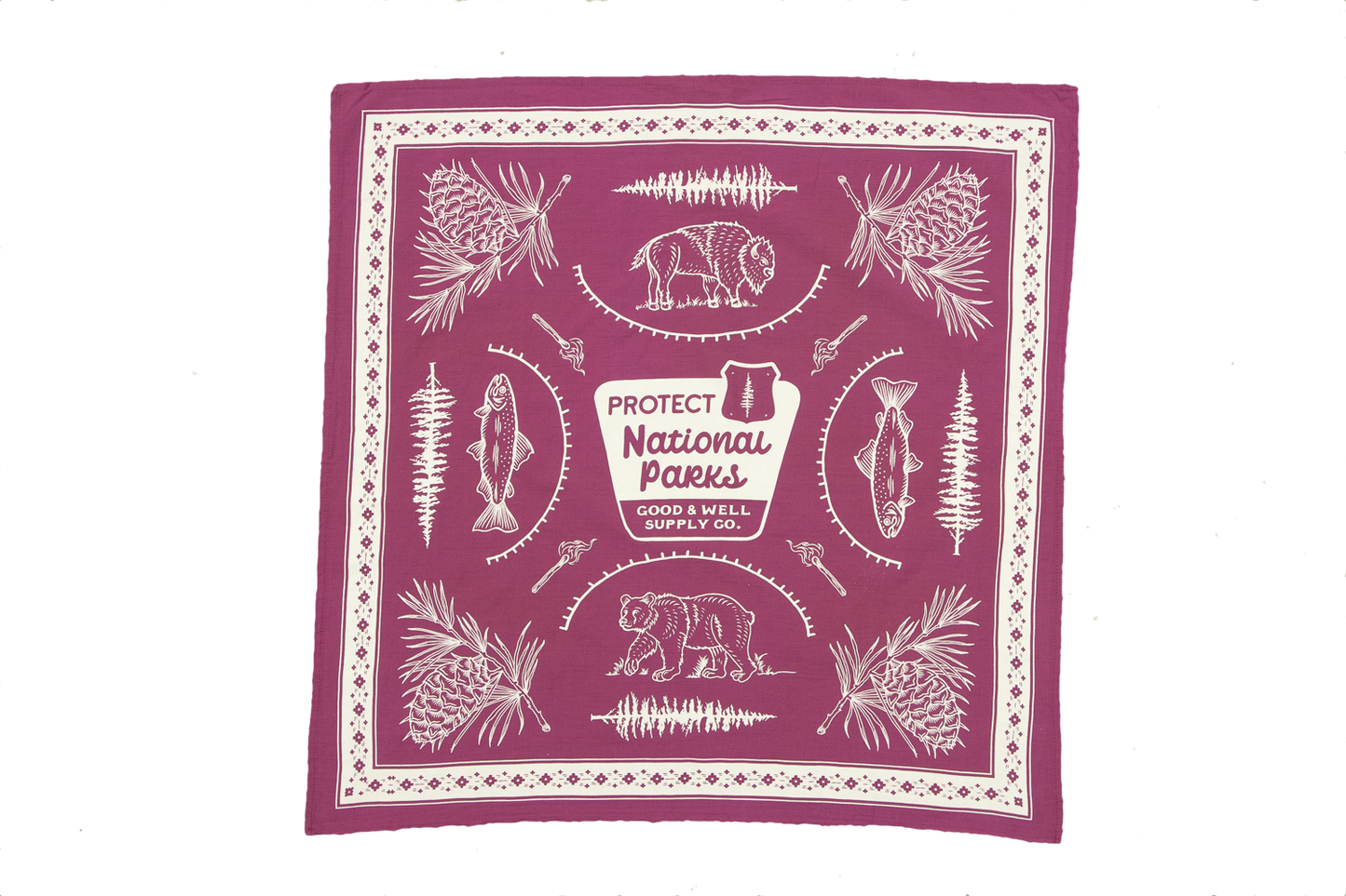 Maroon Service Bandana