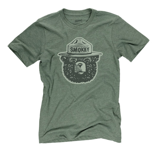 Smokey Logo T-Shirt - Forest Green