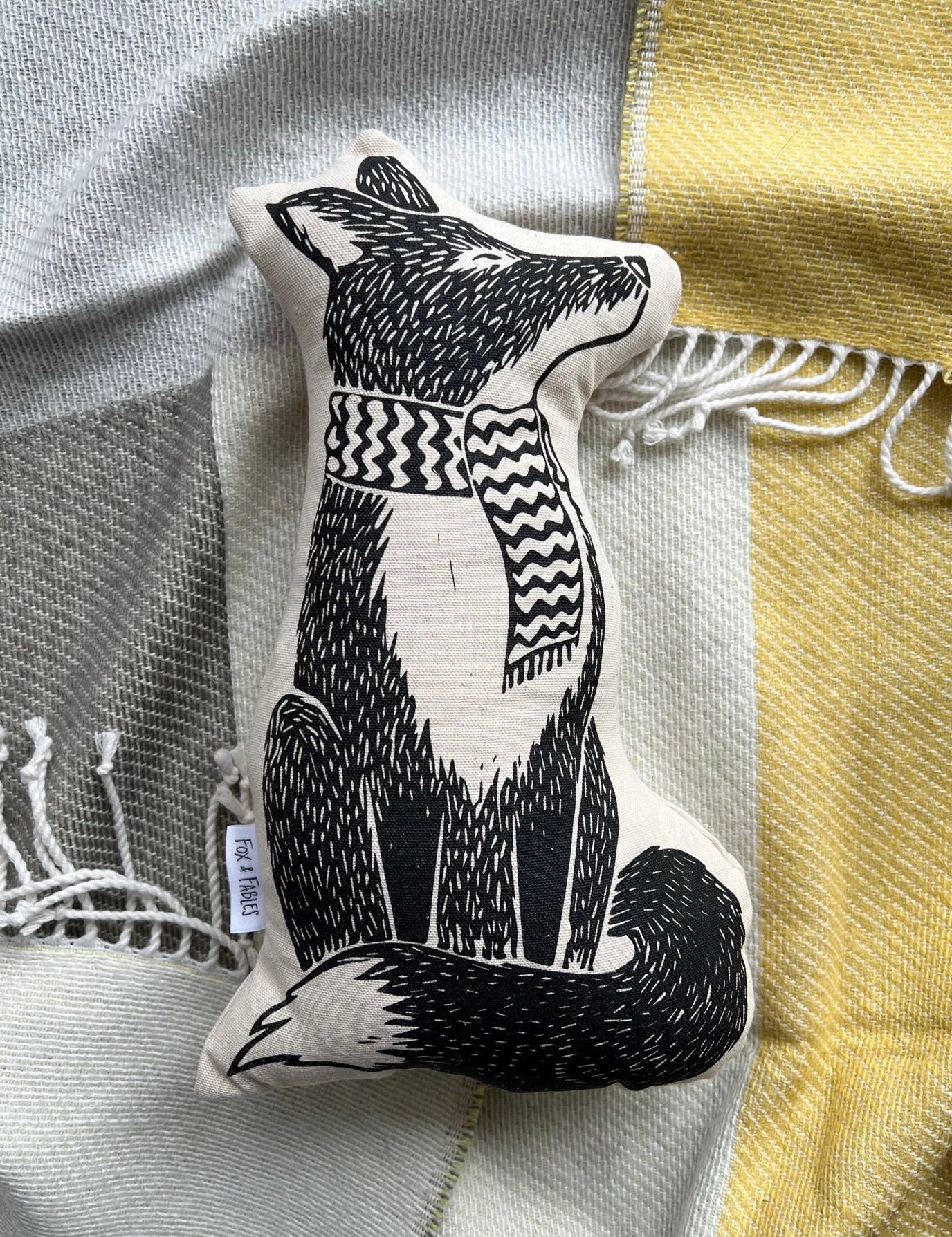 Woodland Fox Printed Pillow