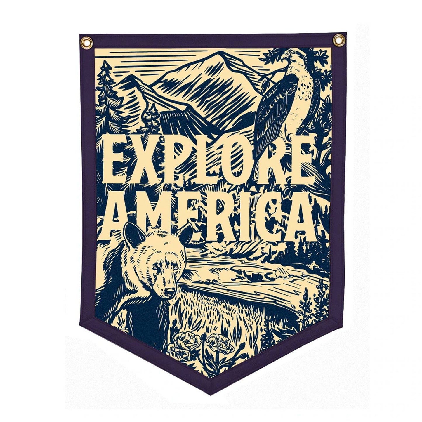 Explore America Camp Flag