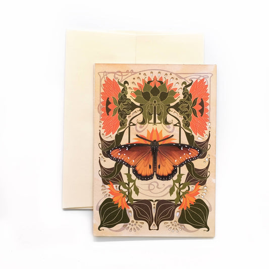 Queen Butterfly 'Pop-Out' Greeting Card