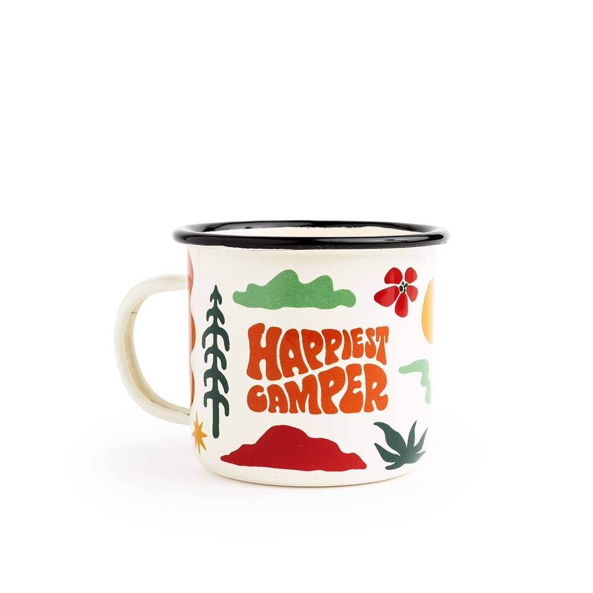 Happiest Camper Enamel Mug