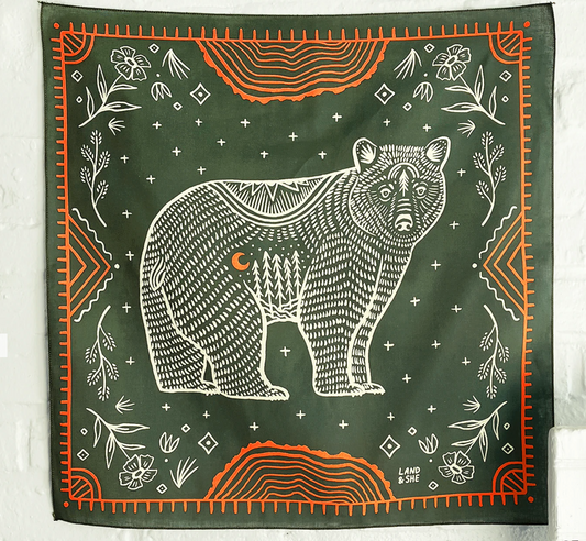 Pine Bear Bandana