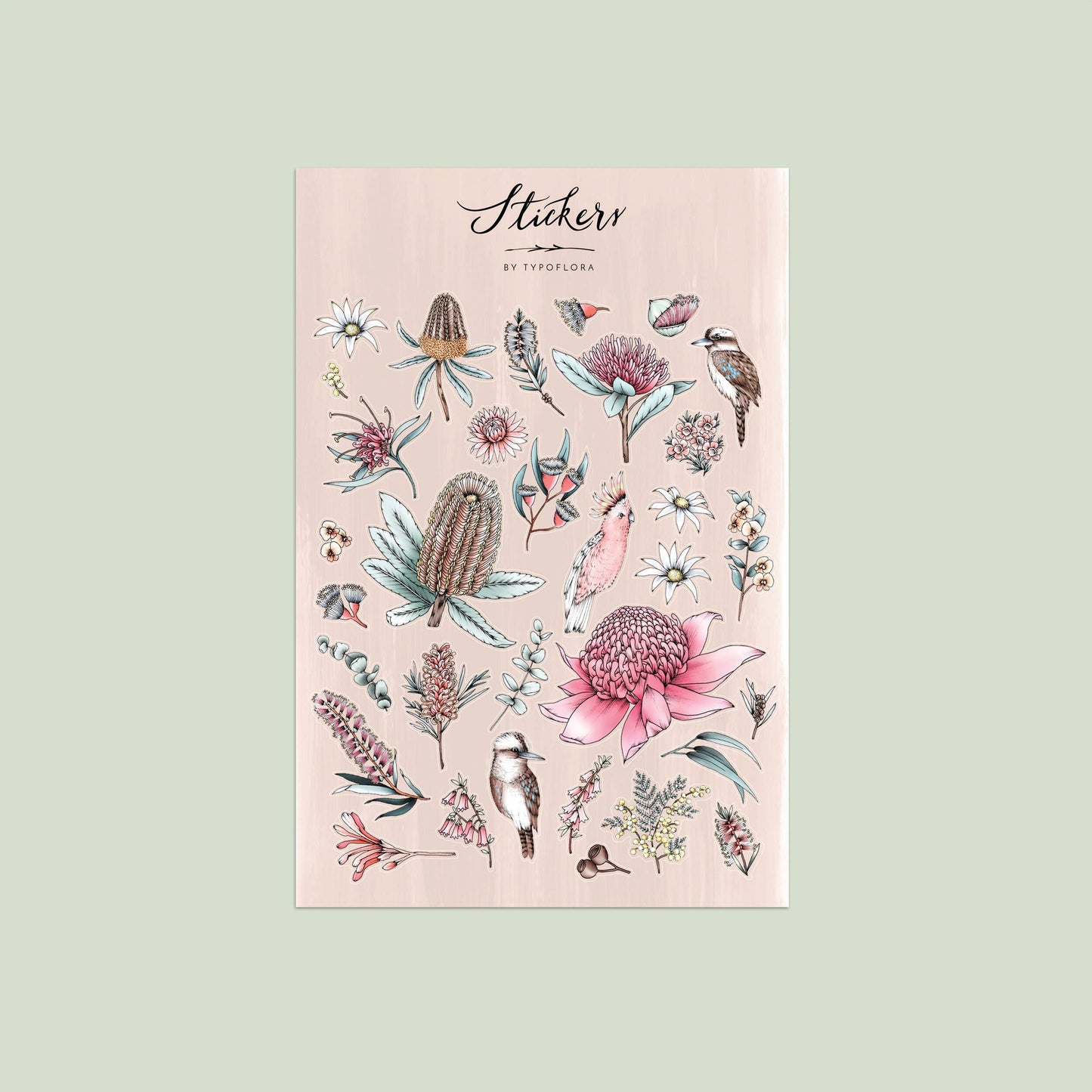 Sticker Sheet - Native Flower Lovers