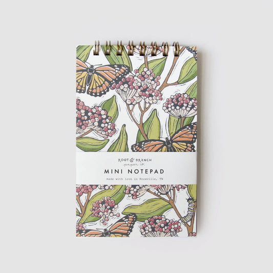 Butterfly Garden Mini Spiral Notepad