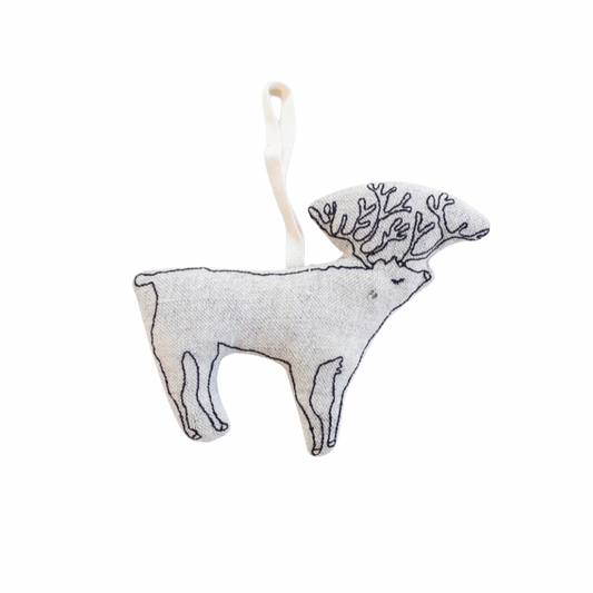 Woodland Deer, Cotton & Lavender Filled Ornament