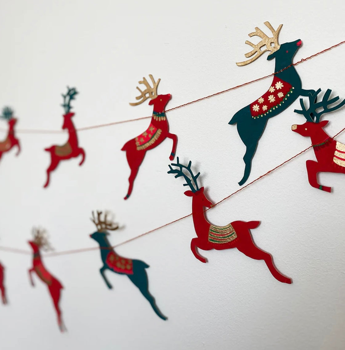 Reindeer Garland