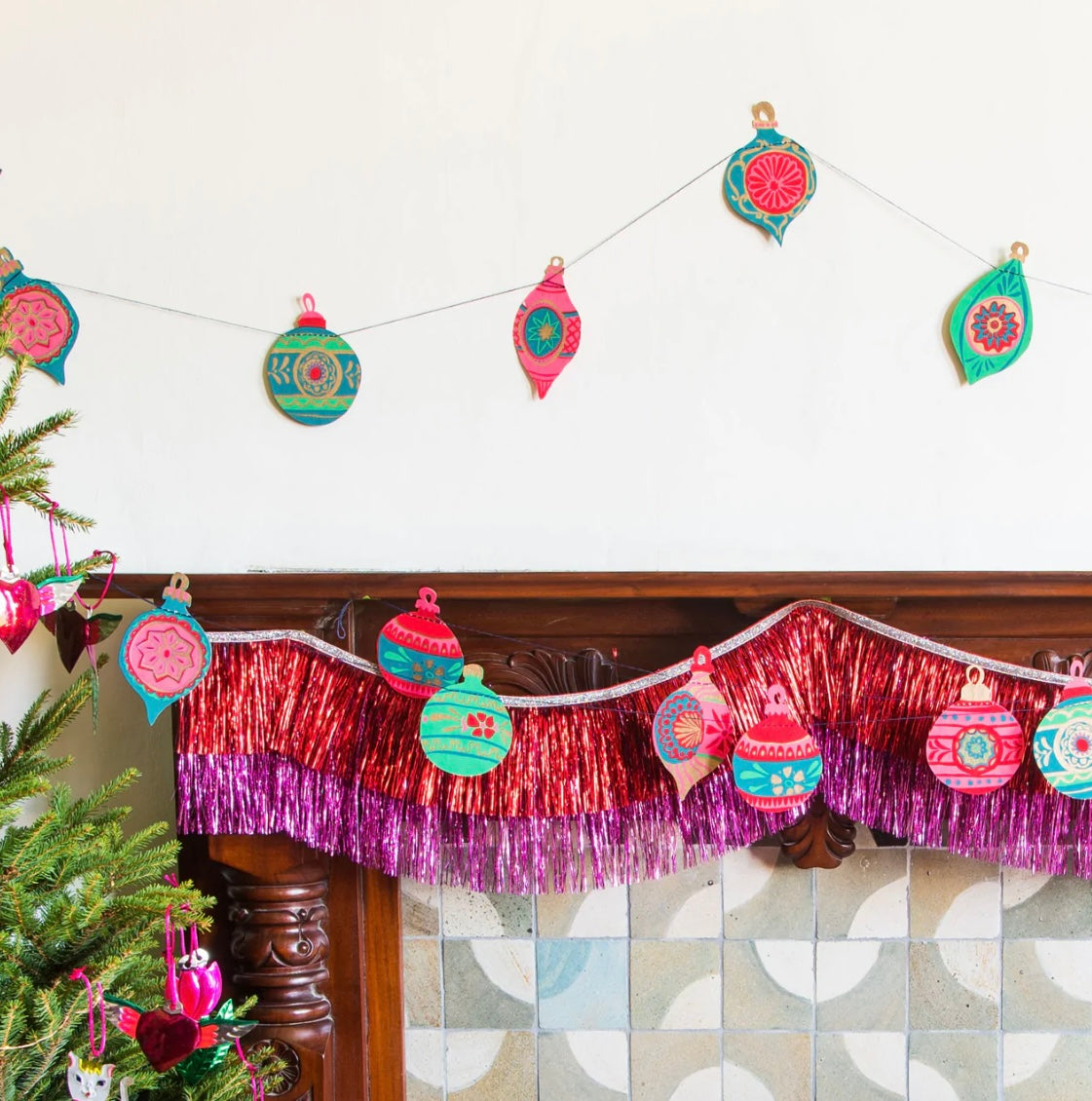 Holiday Ornaments Garland